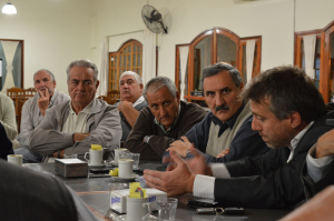 Sciutto -Pte. Regional 19-; Bigoni -Inspector Regional 19-; Picca -Pte. ACCPC- y Viglianco -DPV-