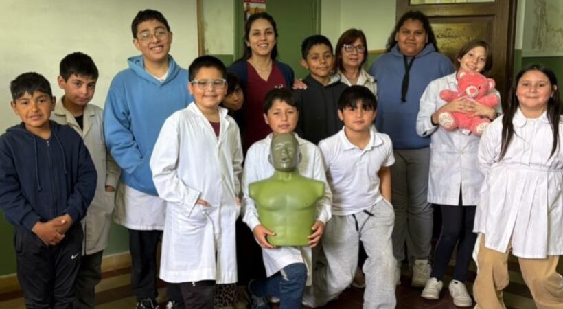 Alumnos de la Escuela Mariano Moreno recibieron formación en primeros auxilios en Marcos Juárez